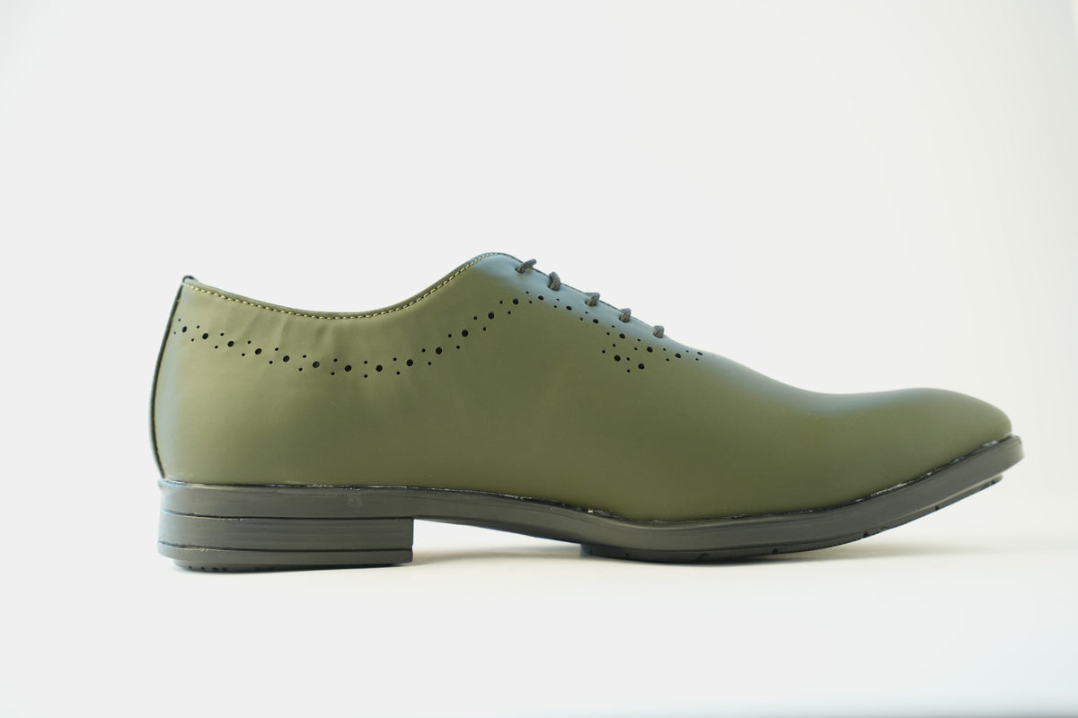 Drift Olive Green Men's Formal Shoes - Premium Style KORRAZ SPORTS INNOVATE Drift Olive Green Men's Formal Shoes - Premium Style KORRAZ SPORTS INNOVATE
